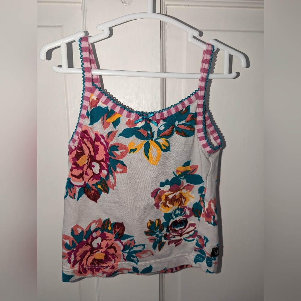 Matilda Jane Little Girl Tank Top Size 2 Small Fit Floral